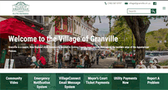 Desktop Screenshot of granville.oh.us